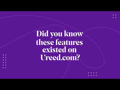 Did you know these features existed on Ureed.com?