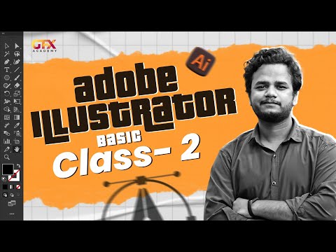 Adobe Illustrator Bangla Tutorial – Class 02 | Basic Shape, Align, Pathfinder Tool