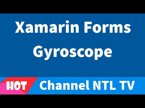 Xamarin.Essentials Gyroscope