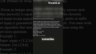 ProductOfArrayExceptSelf in 60 Seconds 🔥 | #LeetCode238 Explained! #shorts #javashorts #coding