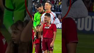 Ronaldo Hated After What He Did To This Fan InFront Of The World🥺 #shorts #ronaldo #viral #emotional