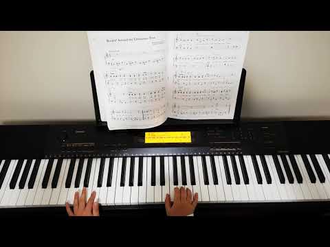 Rock in around Christmas tree