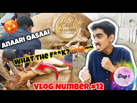 Eid Ul Azha Mubarak😍🥰 Day 1| Anaari Qasaai🤬😡 - Vlog Number #12