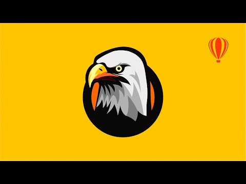 Eagle Mascot Logo design in Coreldraw | Coreldraw Logo Design | Coreldraw | Corel | GRAPHICSLANCE