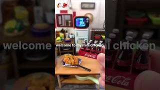 mini fried chicken cooked 🍗🫕 #shorts #minicocking #trending #minientertainment