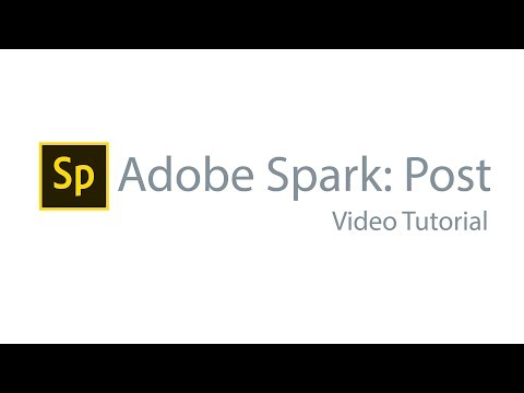 Adobe Spark Post Tutorial for Teachers & Students