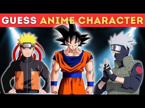 GUESS The Anime Character In 5 SECONDS | ANIME Quiz