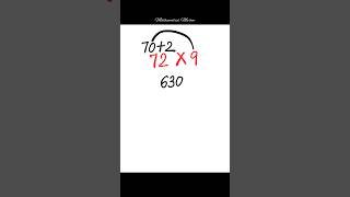 Math tricks ❤️ #maths #mathseducation #mathshortcuts #viral #mathsshorttricks #education  #viral