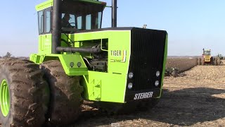 BIG TRACTORS PLOWING