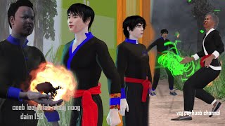 ceeb leej thiab nkauj noog daim 198, hmong movie 3d