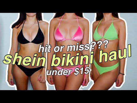 SHEIN bikinis try on haul (summer 2021)