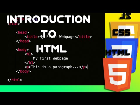 Introduction to HTML
