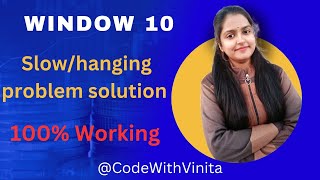 Computer slow/hanging 💯 solution।Make your laptop & Desktop faster।window 10 hang problem solved