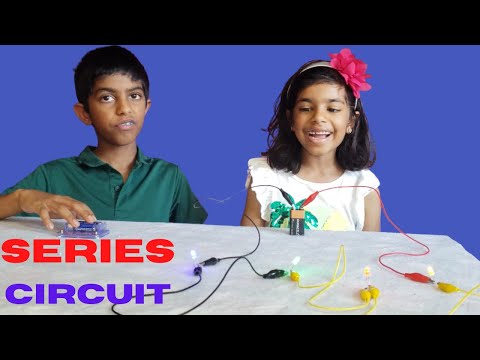 Simple series circuit with switch | How to make a simple series circuit ! Easy science experiments