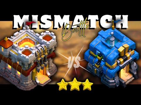 Th11 vs TH12! THREE starring a MAX Th12 with Th11 army (Clash of Clans)