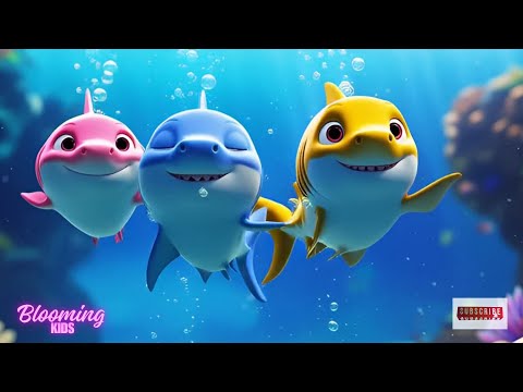 Baby Shark Song for Kids🦈 | Fun Ocean Song | Blooming Kids
