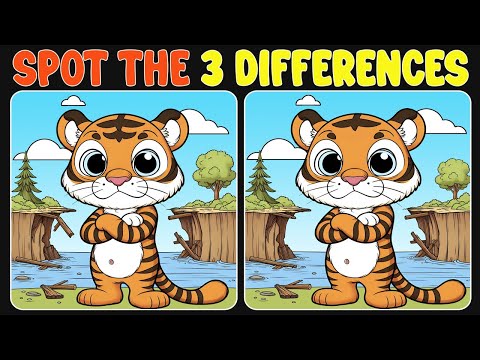 Spot The 3 Differences : Mastermind - Find 3 Changes | Find The Difference #01