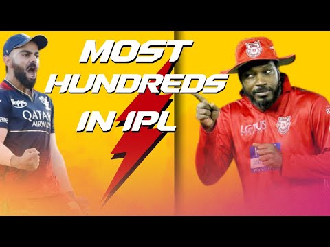 Most centuries in IPL  ll Ipl centuries