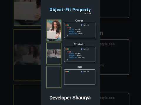 Object fit property in css #coding #html #css