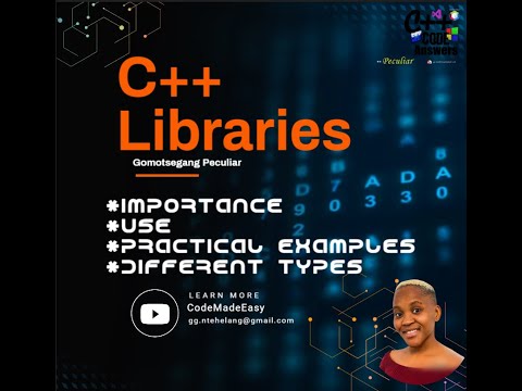 C++ libraries crash course