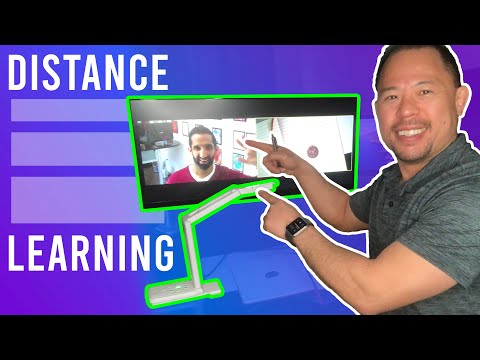 Distance Learning with ELMO Visual Presenter | Video Conference System | Ed Tchoi