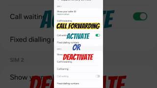 Samsung Call Forwarding Activate or Deactivate #howto