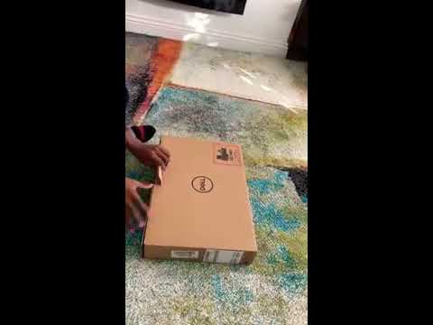 Unboxing my new laptop