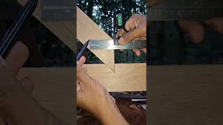 how to measure position of wooden corner#diy #woodworking #working #tips #ideas #carpentry #art