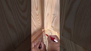 How to measure the position of wooden corner #diy #woodworking #working #tips #ideas #carpentry #art