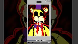 FREDBEAR!🟣🎩 #fnaf #fivenightsatfreddys #fredbear #art #ccart #fnaf10thanniversary