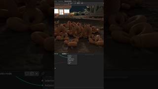 Easy way to scatter plants with Geometry Nodes in Blender #geometrynodes #blender