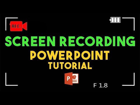How to do Screen Recording in PowerPoint 2016? #QuickTip04
