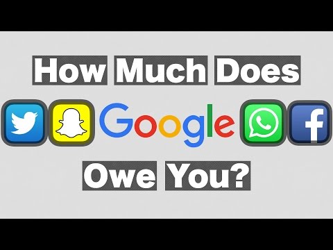 Data to Money: How Much Does Google Owe You?