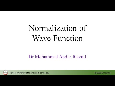 QM07: Normalization of Wave Function  [বাংলা]