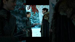 Arya Meets Jon Snow After a Long Time – Reunion #shorts #gameofthrones