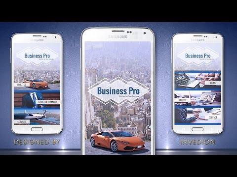 📱 Business Pro App With CMS And Social Media - Android (Phonegap / Cordova) ᴴᴰ