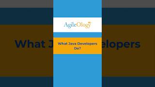 What Java developers do? #javaprogramming #basics
