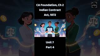 Chapter 2 Indian Contract Act 1872 | CA Foundation Business Law | Fun & Easy Revision! Unit 7 Part 4
