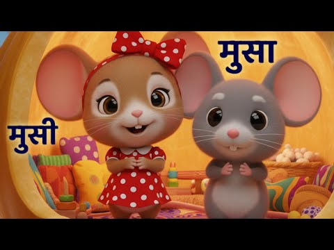 Musa Musi मुसा मुसी | एउटा थियो मुसा | Nepali Animated Nursery Rhymes | लोकप्रिय नेपाली बालगीत