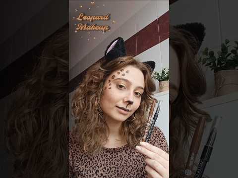 🐆 Leopard Makeup ~ con solo due prodotti 🐆 // #leopardmakeup #halloween #halloweenmakeup #makeup