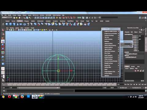 Maya Edit Nurbs part3