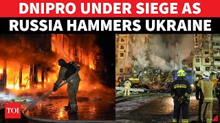 Dnipro Falls Under Fire As Putin Escalates Assault; Russia Unleashes 458 Drones, Missiles | Watch