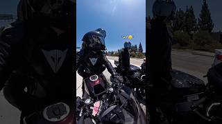 should i post the over pov??? 😭 #motovlog #motorcycle #bikercouple #bikergirl #biker #moto #funny