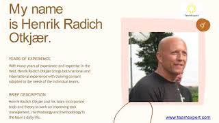 Henrik Radich Otkjær  A Team Development and Consulting Expert at TeamExpert