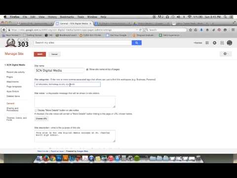 Publishing and Management Tips for Google Sites