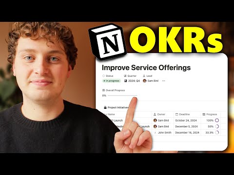 Simple OKR Setup in Notion (Step-by-Step)