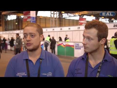 EAL learners Jamie Hayton & Jamie Robinson from Tata Steel - Skills Show 2014 finalists