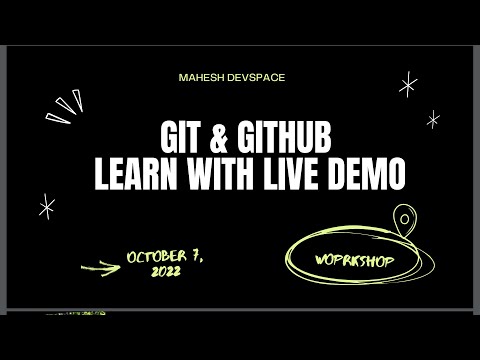 Git & Github In Tamil