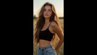 Chic Summer Crop Top and Denim Showcase #fashion #summerstyle #casualchic