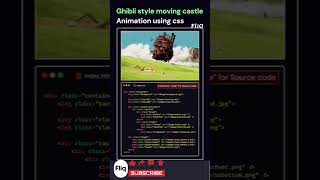 🎨 Ghibli Style Animation Project | HTML CSS For Beginners #FQ
